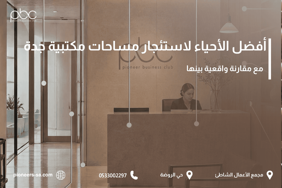 أفضل الأحياء لاستئجار مساحات مكتبية جدة